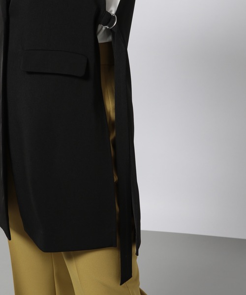 PAGEBOY(ページボーイ)の「ロングジレジャケット(その他アウター・レディース・ブラック/グレイッシュベージュ/オフホワイト・FREE)」の20枚目の写真