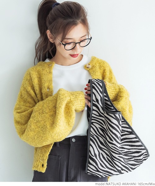 coca（coca）（コカ）の「ゼブラトートバッグ（トートバッグ・レディース・ゼブラ/レオパード・ONE SIZE）」の10枚目の写真