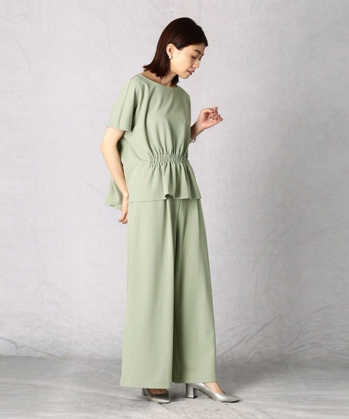 Comme　Ca　Mature（コムサマチュア）の「ジョーゼット　パンツ（その他パンツ・レディース・ブラウン/カーキ/チャコール・MEDIUM/LARGE）」の5枚目の写真