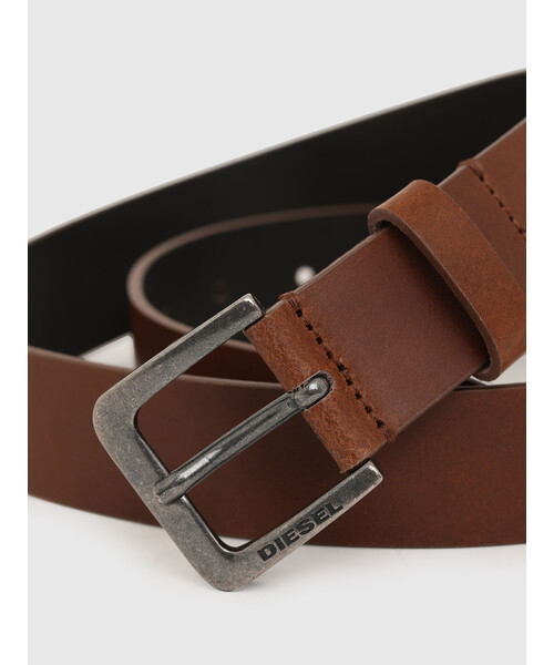 DIESEL（ディーゼル）の「メンズ カウレザー ベルト（ベルト・メンズ・ブラック/ウッド・85/95/80/90）」の5枚目の写真