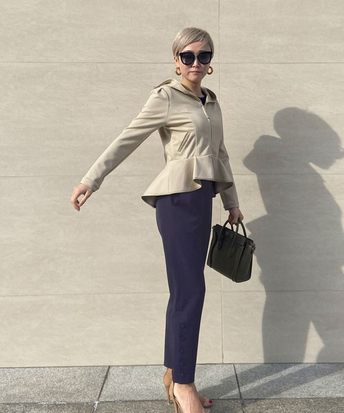 JENNE（ジェンヌ）の「パリジェンヌ ペプラムパーカー（パーカー