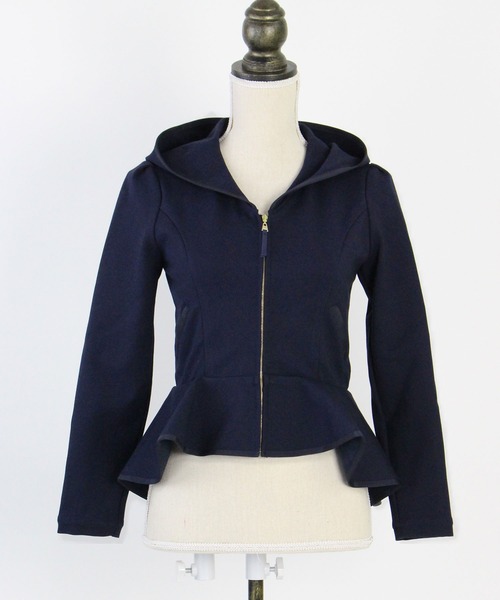 JENNE（ジェンヌ）の「パリジェンヌ ペプラムパーカー（パーカー