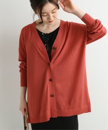 18ゲージVネックカーディガン◆