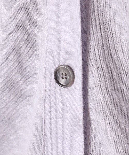 IENA（イエナ）の「18ゲージVネックカーディガン◆（カーディガン/ボレロ・レディース・ライトグレー/レッド/ブラック・FREE）」の5枚目の写真