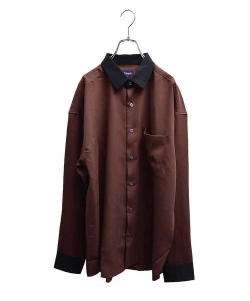 MinoriTY(マイノリティ)の「シャツ クレリック長袖シャツ(シャツ/ブラウス・メンズ・ホワイト/ブラック/ベージュ/ワイン/チャコール/グリーン/ブルー・M/L)」の16枚目の写真