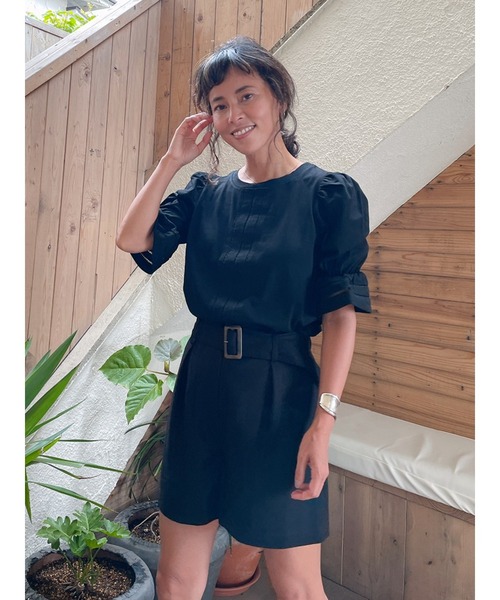 Vicente（ヴィセンテ）の「Classic shortpants（その他パンツ・レディース・ブラック/ベージュ・FREE）」の4枚目の写真