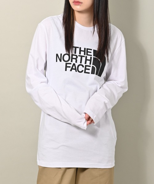 THE NORTH FACE(ザノースフェイス)の「THE NORTH FACE (ザ・ノースフェイス) L/S Half Dome Tee ロンT(Tシャツ/カットソー・レディース・ホワイト・S/M/L)」の1枚目の写真