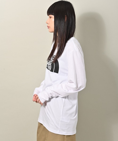 THE NORTH FACE(ザノースフェイス)の「THE NORTH FACE (ザ・ノースフェイス) L/S Half Dome Tee ロンT(Tシャツ/カットソー・レディース・ホワイト・S/M/L)」の4枚目の写真