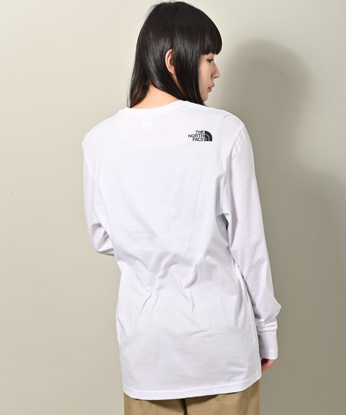 THE NORTH FACE(ザノースフェイス)の「THE NORTH FACE (ザ・ノースフェイス) L/S Half Dome Tee ロンT(Tシャツ/カットソー・レディース・ホワイト・S/M/L)」の8枚目の写真