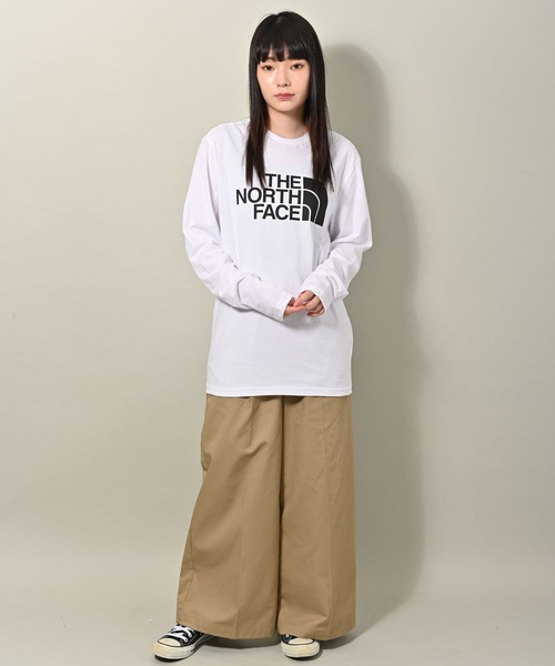 THE NORTH FACE(ザノースフェイス)の「THE NORTH FACE (ザ・ノースフェイス) L/S Half Dome Tee ロンT(Tシャツ/カットソー・レディース・ホワイト・S/M/L)」の2枚目の写真
