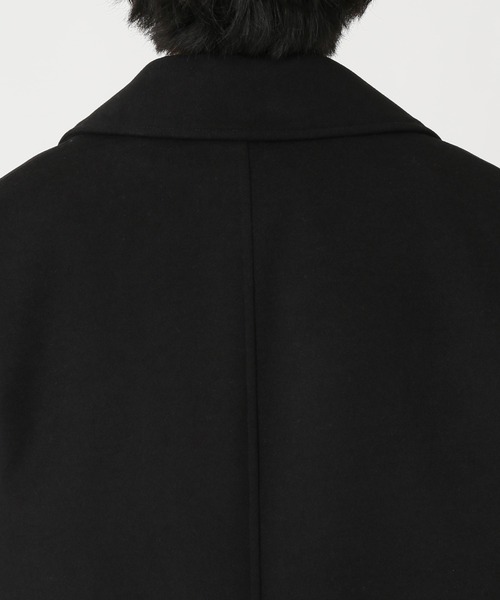 JOURNAL STANDARD relume(ジャーナルスタンダード レリューム)の「TECH MELTON ダブルAライン オーバーサイズコート(チェスターコート・メンズ・ブラック/グレー/カーキ・M/L)」の12枚目の写真