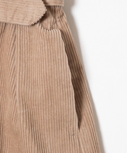 WEGO（ウィゴー）の「WEGO/コーデュロイベルト付きキュロット（チノパンツ・レディース・ブラック/ベージュ/サックスブルー・SMALL/MEDIUM）」の9枚目の写真