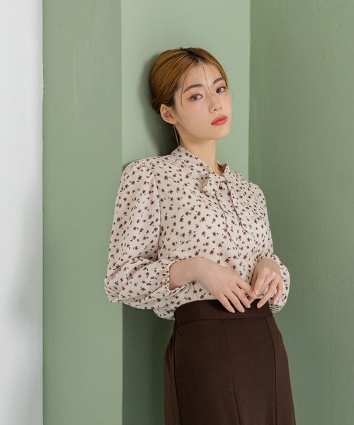 fifth(フィフス)の「ポンチマーメイドフレアスカート(スカート・レディース・ベージュ/モカ/ダークブラウン・MEDIUM)」の8枚目の写真