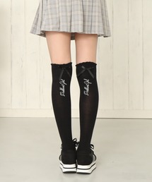 PINKHUNT | PINKHUNT リボン付きニーハイソックス 5908 #IG #PINKHUNT ピンクハントGIRL(ソックス/靴下)