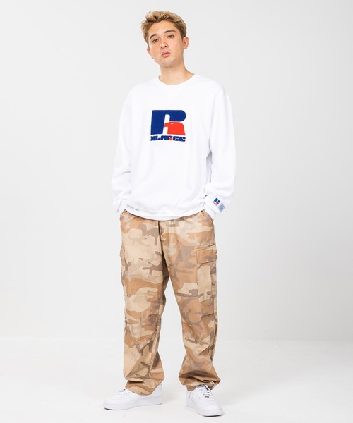 新品 XLARGE RUSSELL スウェットシャツ トレーナー カットソー XLARGE（エクストララージ）の「XLARGE × RUSSELL CREWNECK