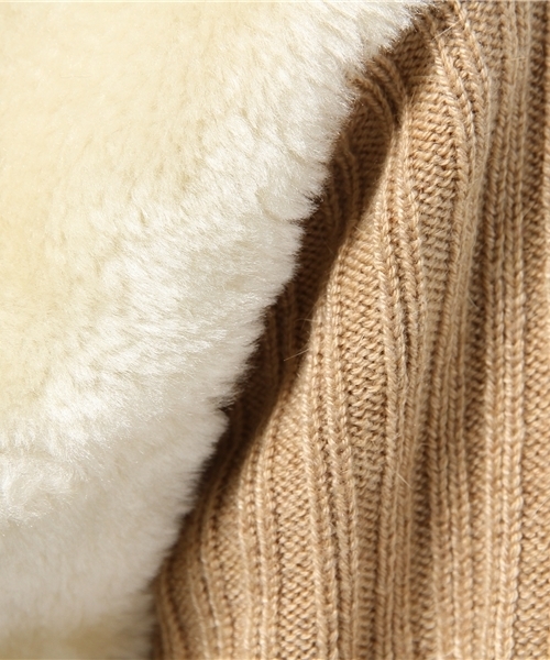 Kastane(カスタネ)の「【Kastane】袖リブボアブルゾン(ブルゾン・レディース・オフホワイト/ブラック・FREE)」の11枚目の写真