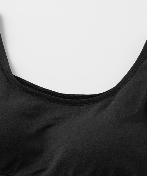 adidas（アディダス）の「adidas/アディダス スポーツブラ ハーフトップ シームレス（スポーツブラ・レディース・ワイン/オリーブ/ブラック/ダークオリーブ/ピンク系その他2・LARGE/MEDIUM/X-LARGE）」の10枚目の写真