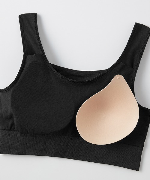 adidas（アディダス）の「adidas/アディダス スポーツブラ ハーフトップ シームレス（スポーツブラ・レディース・ワイン/オリーブ/ブラック/ダークオリーブ/ピンク系その他2・LARGE/MEDIUM/X-LARGE）」の8枚目の写真