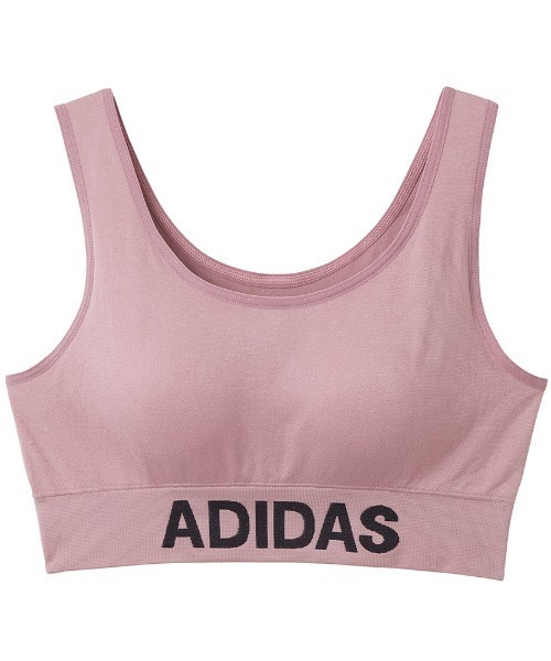 adidas（アディダス）の「adidas/アディダス スポーツブラ ハーフトップ シームレス（スポーツブラ・レディース・ワイン/オリーブ/ブラック/ダークオリーブ/ピンク系その他2・LARGE/MEDIUM/X-LARGE）」の13枚目の写真