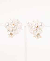 【Tie】pearl rock・ピアス