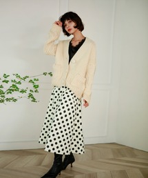 Leja | ドットフレアロングスカート(スカート)