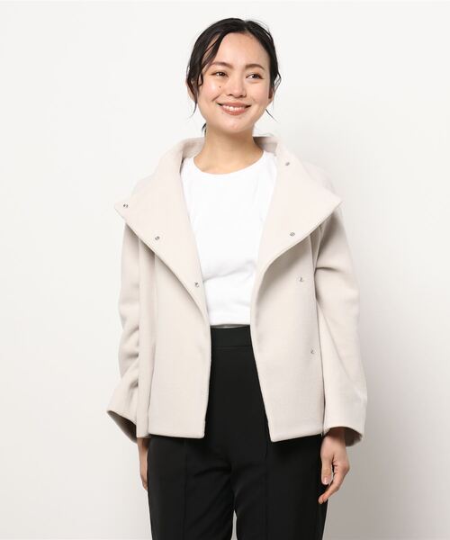 STRAWBERRY-FIELDSリボンベルト付き美シルエットロングダウン STRAWBERRY-FIELDS（ストロベリーフィールズ）の「リボンベルト