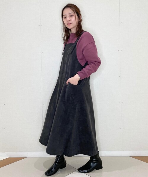 SHOO・LA・RUE(シューラルー)の「◆裏起毛シンプルスウェット(スウェット・レディース・カーキ/ブルー/キャメル/ナチュラル/ピンク系/ブラック・04/03/02)」の16枚目の写真