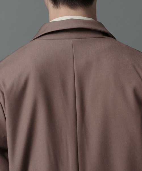 HARE（ハレ）の「【SETUP対応】レイヤードジャケット(HARE)（テーラードジャケット・メンズ・ブラック/ブラウン・MEDIUM/SMALL）」の15枚目の写真