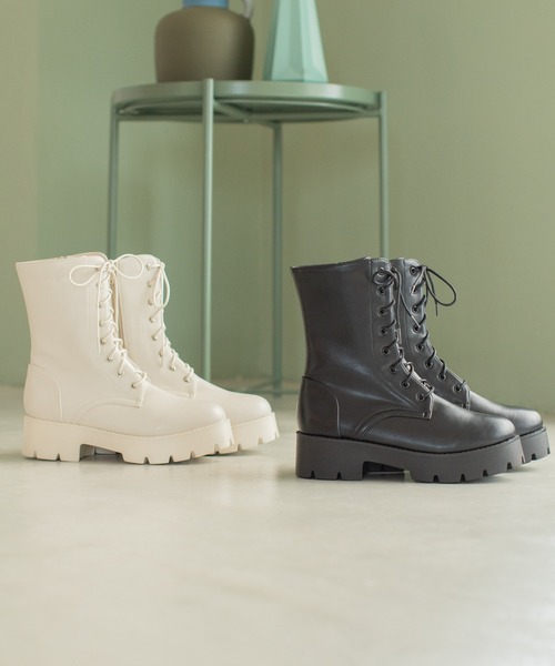 repipi armario(レピピ アルマリオ)の「ボリュームソールブーツ(ブーツ・キッズ・ホワイト/ブラック・SMALL/MEDIUM/LARGE)」の6枚目の写真