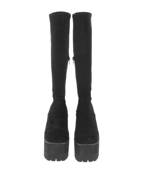 EMODA（エモダ）の「タンクボリュームフィットブーツ（ブーツ・レディース・グレー/ブラック・SMALL/MEDIUM/LARGE）」の14枚目の写真