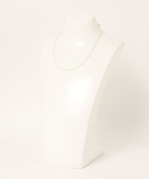 Dot＆Stripes CHILD WOMAN（ドットアンドストライプス　チャイルドウーマン）の「淡水パール ネックレス（ネックレス・レディース・アイボリー・FREE）」の3枚目の写真