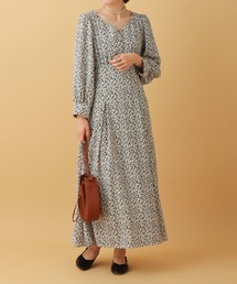 libelle more | 小花柄エンパイアワンピース(ワンピース)
