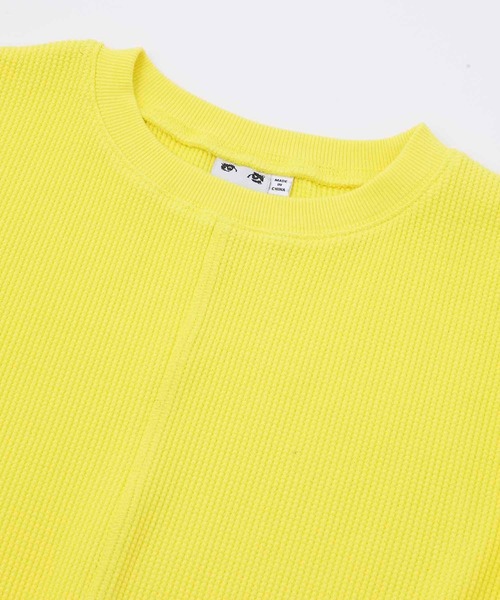 X-girl（エックスガール）の「THERMAL L/S TOP（Tシャツ/カットソー・レディース・グリーン/ブラック/イエロー・S/M）」の5枚目の写真