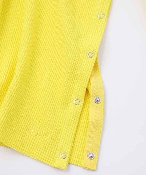 X-girl（エックスガール）の「THERMAL L/S TOP（Tシャツ/カットソー・レディース・グリーン/ブラック/イエロー・S/M）」の6枚目の写真