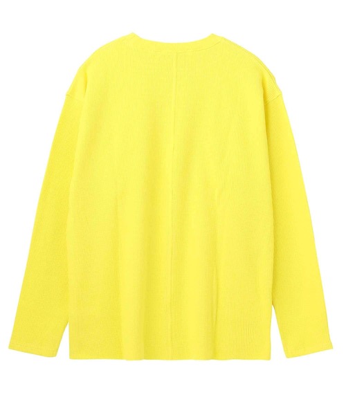 X-girl（エックスガール）の「THERMAL L/S TOP（Tシャツ/カットソー・レディース・グリーン/ブラック/イエロー・S/M）」の4枚目の写真