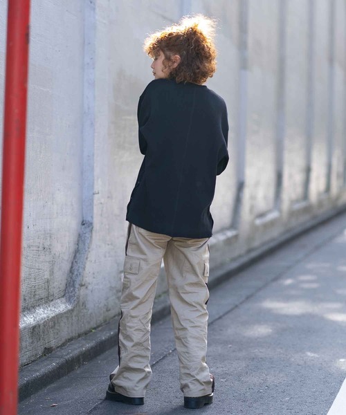 X-girl（エックスガール）の「THERMAL L/S TOP（Tシャツ/カットソー・レディース・グリーン/ブラック/イエロー・S/M）」の13枚目の写真