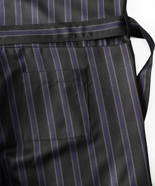 SHAREEF シャリーフ STRIPE JUMPSUIT