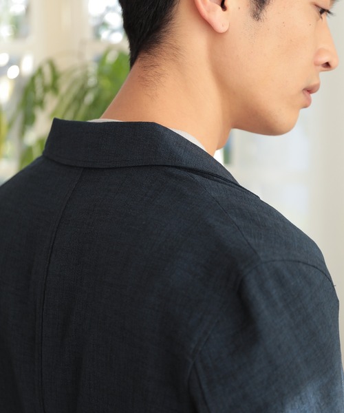 UNION STATION（ユニオンステーション）の「シルケットスムースUネックTシャツ/TAILOR T-SHIRTライン（Tシャツ/カットソー・メンズ・ホワイト/ライトグレー/ネイビー・LL/M/L）」の10枚目の写真