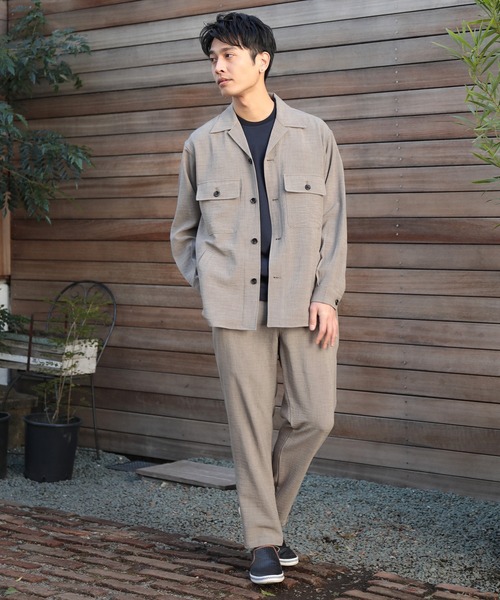 UNION STATION（ユニオンステーション）の「シルケットスムースUネックTシャツ/TAILOR T-SHIRTライン（Tシャツ/カットソー・メンズ・ホワイト/ライトグレー/ネイビー・LL/M/L）」の22枚目の写真