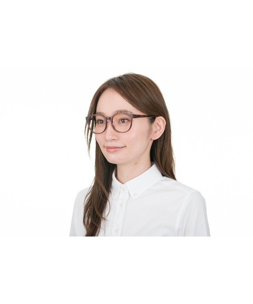 Zoff（ゾフ）の「ウェリントン型 めがね｜Zoff CLASSIC（メガネ・メンズ・グレー/ブラウン/クリア/ピンク・FREE）」の12枚目の写真