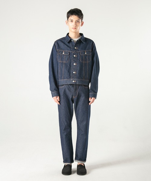 VICTIM(ヴィクティム)の「VICTIM ヴィクティム / OW DENIM JACKET ビッグシルエットワンウォッシュデニムジャケット セットアップGジャン / VTM-22-J-015(デニムジャケット・メンズ・インディゴブルー・M/L)」の8枚目の写真