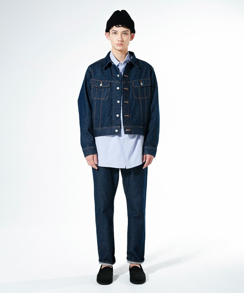 VICTIM(ヴィクティム)の「VICTIM ヴィクティム / OW DENIM JACKET ビッグシルエットワンウォッシュデニムジャケット セットアップGジャン / VTM-22-J-015(デニムジャケット・メンズ・インディゴブルー・M/L)」の9枚目の写真