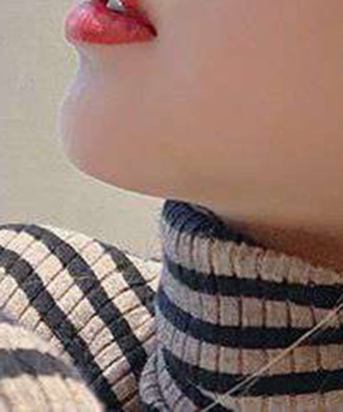 a lot of love（ア ロット オブ ラブ）の「タイニーボーダー　ニットトップス（ニット/セーター・レディース・ブラック/カーキ/グリーン/モカ・FREE）」の17枚目の写真