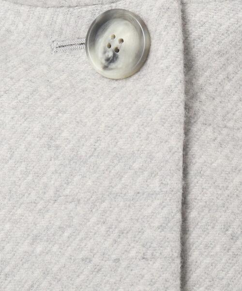 SOUP（スープ）の「◇【日本製】フードライクウールショートコート  