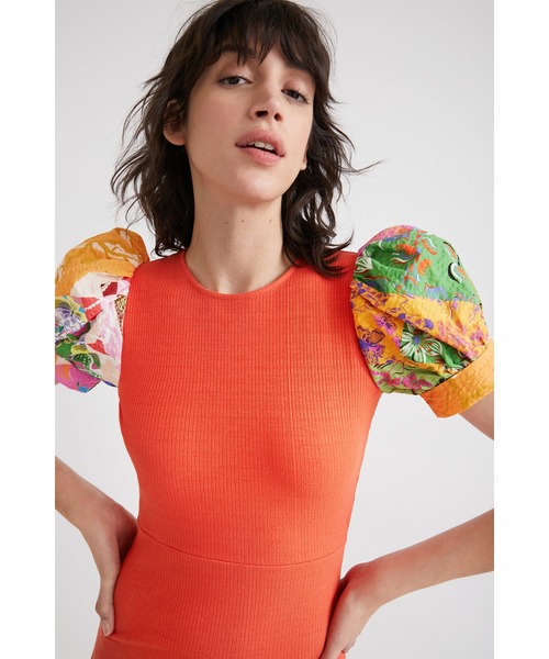 Desigual(デシグアル)の「ワンピース GLOBO(ワンピース・レディース・オレンジ・S/M/L/XL/XS)」の6枚目の写真