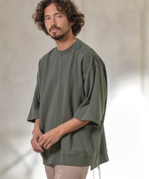 mt7637-PIGMENT DYED MINI URAKE SHORT SLEEVE PULLOVER プルオーバー