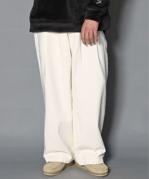 JACKROSE（ジャックローズ）の「JEツイルツータックワイドパンツ（その他パンツ・メンズ・ホワイト/ブラック・L/M）」の16枚目の写真