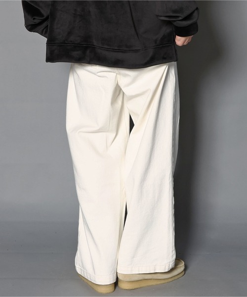 JACKROSE（ジャックローズ）の「JEツイルツータックワイドパンツ（その他パンツ・メンズ・ホワイト/ブラック・L/M）」の10枚目の写真