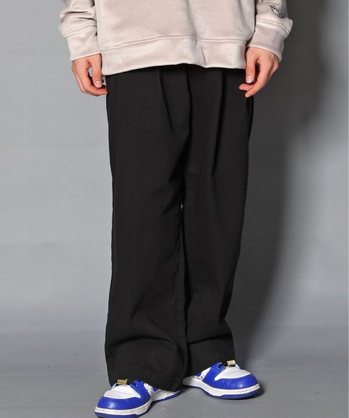 JACKROSE（ジャックローズ）の「JEツイルツータックワイドパンツ（その他パンツ・メンズ・ホワイト/ブラック・L/M）」の6枚目の写真