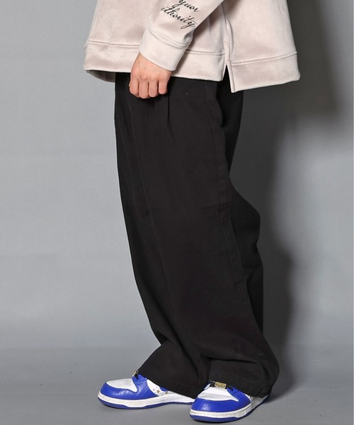 JACKROSE（ジャックローズ）の「JEツイルツータックワイドパンツ（その他パンツ・メンズ・ホワイト/ブラック・L/M）」の9枚目の写真